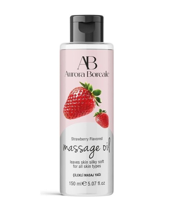 Aurora Boreale Çilek Aromalı Masaj Yağı